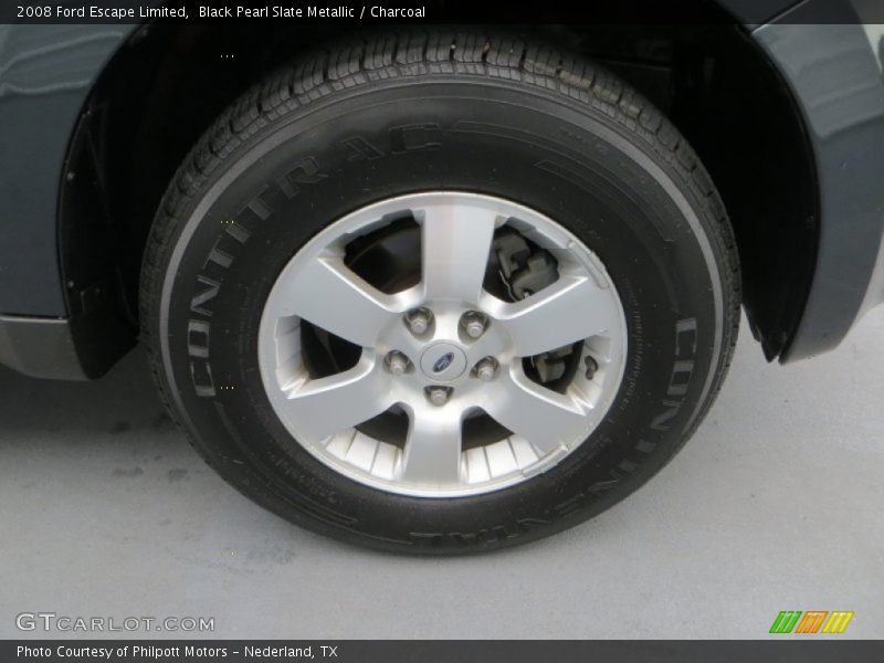 Black Pearl Slate Metallic / Charcoal 2008 Ford Escape Limited
