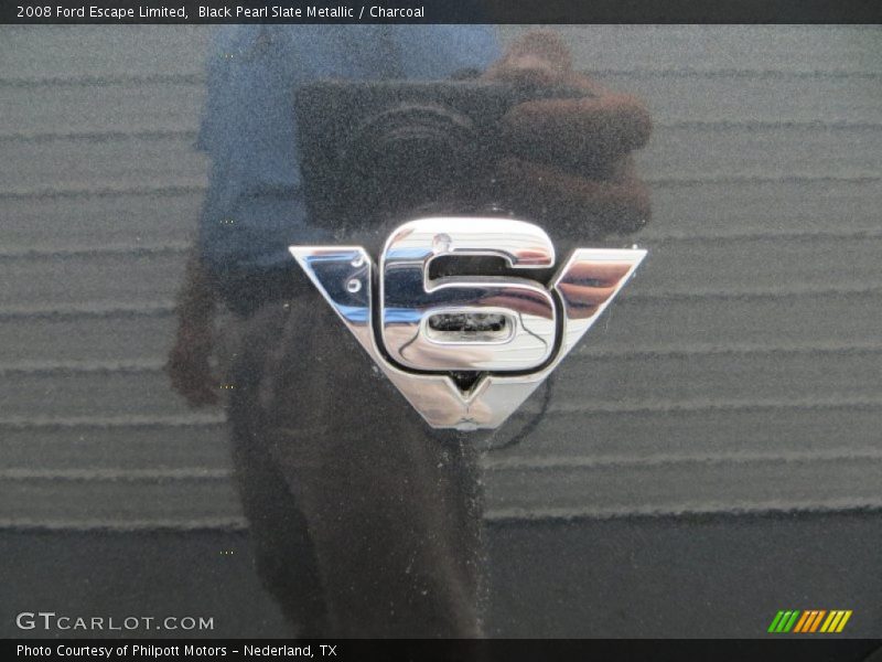 Black Pearl Slate Metallic / Charcoal 2008 Ford Escape Limited