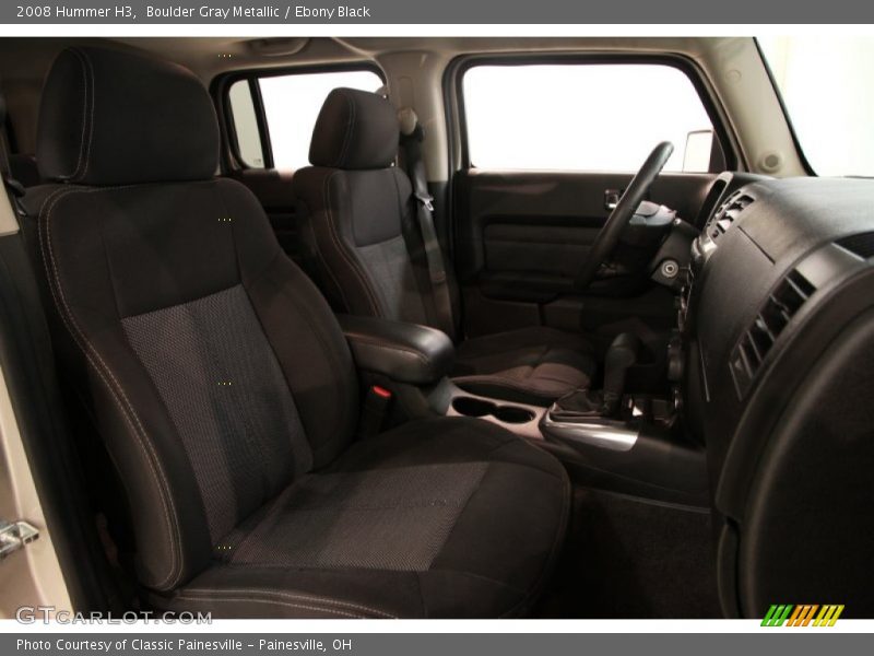 Boulder Gray Metallic / Ebony Black 2008 Hummer H3