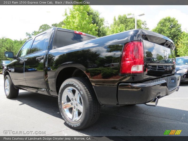Black / Black/Diesel Gray 2013 Ram 1500 Express Crew Cab
