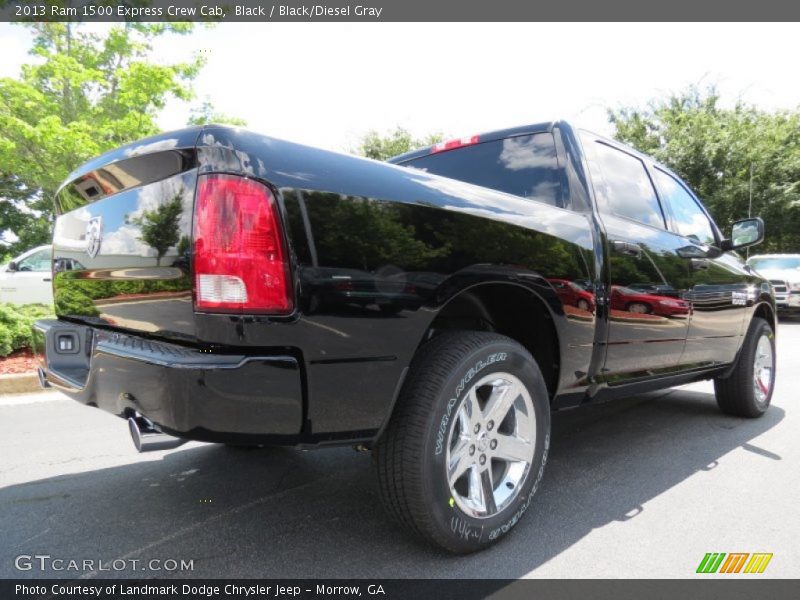 Black / Black/Diesel Gray 2013 Ram 1500 Express Crew Cab