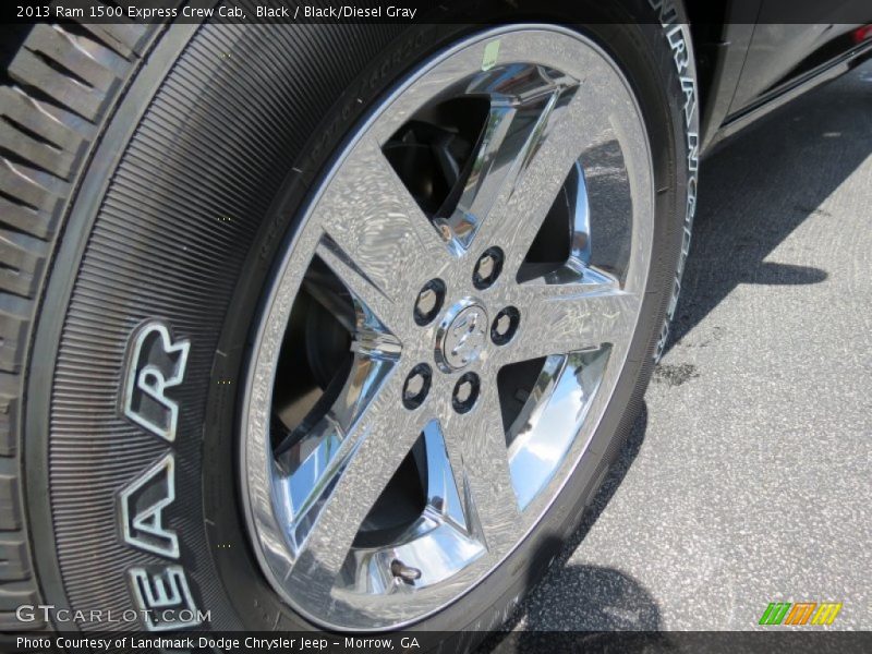 Black / Black/Diesel Gray 2013 Ram 1500 Express Crew Cab