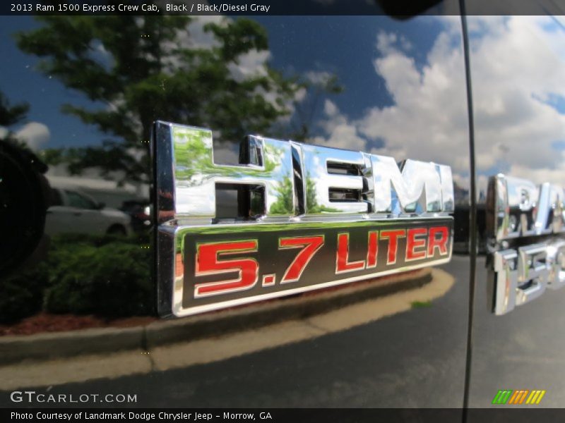 Black / Black/Diesel Gray 2013 Ram 1500 Express Crew Cab