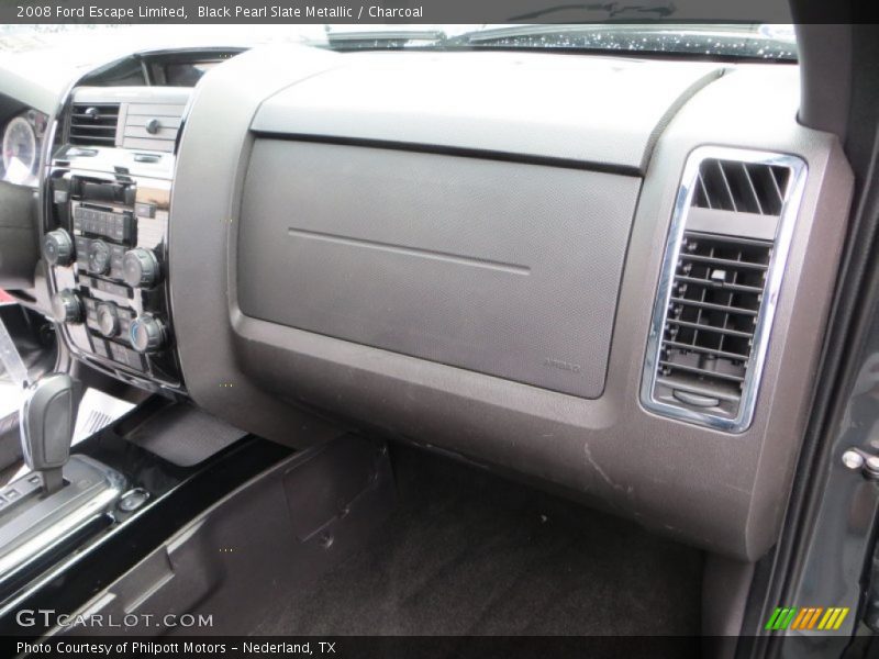 Black Pearl Slate Metallic / Charcoal 2008 Ford Escape Limited