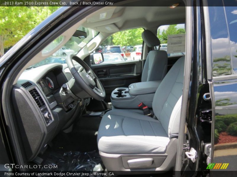 Black / Black/Diesel Gray 2013 Ram 1500 Express Crew Cab