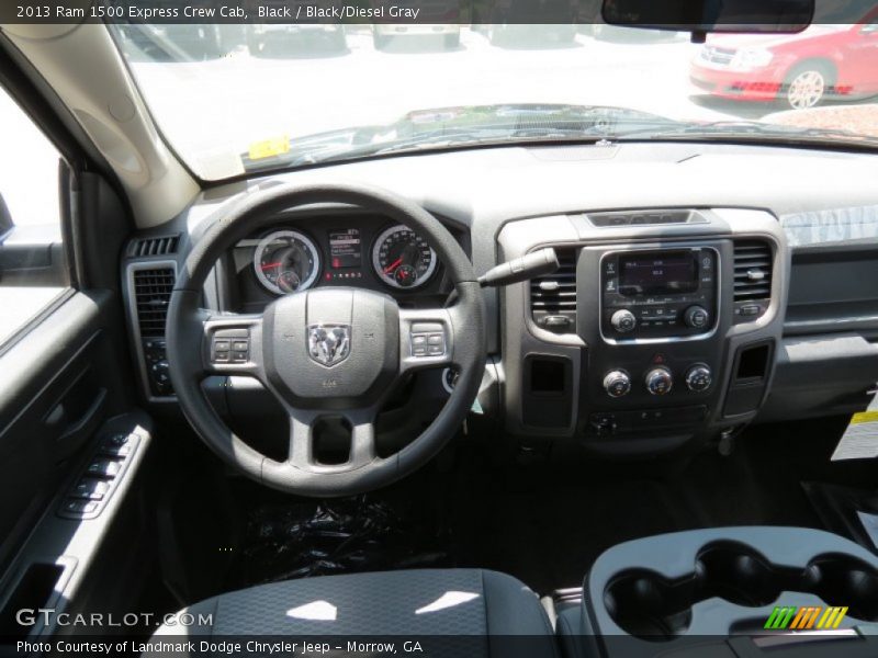 Black / Black/Diesel Gray 2013 Ram 1500 Express Crew Cab