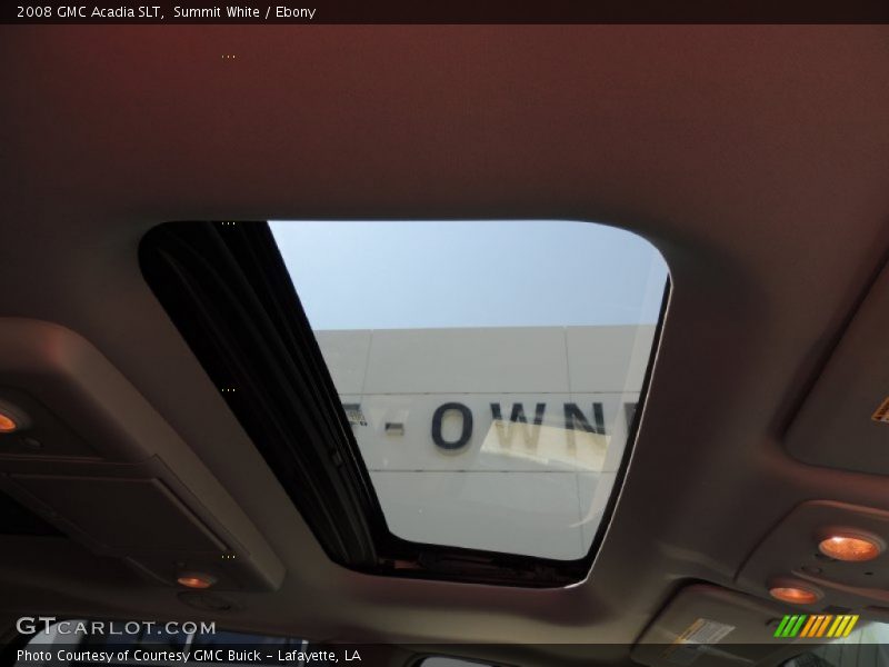 Summit White / Ebony 2008 GMC Acadia SLT