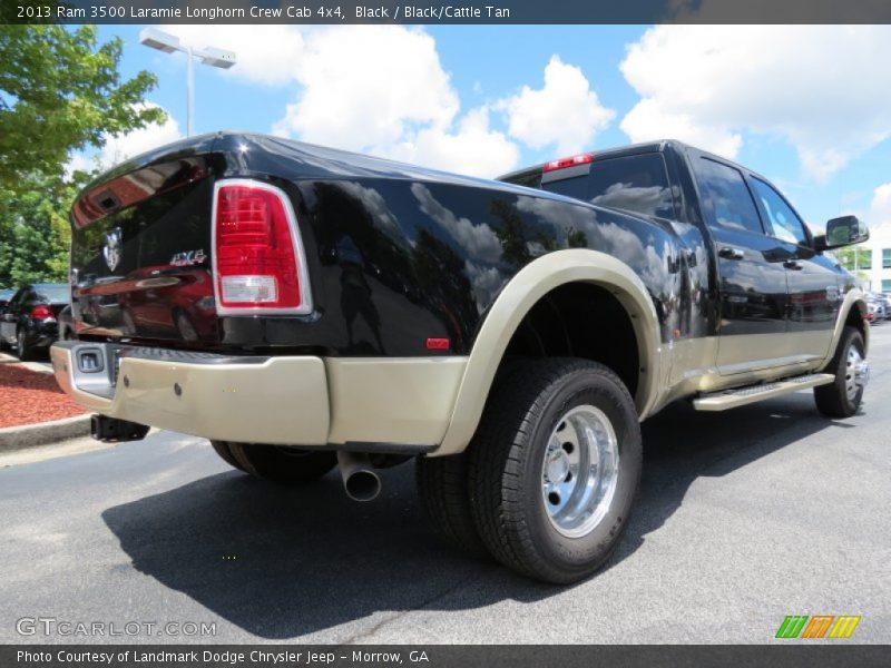 Black / Black/Cattle Tan 2013 Ram 3500 Laramie Longhorn Crew Cab 4x4