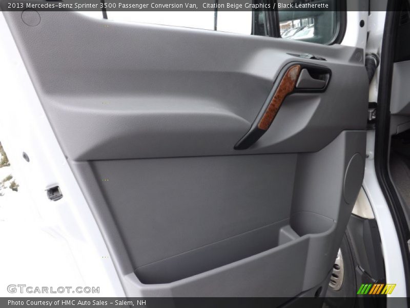 Citation Beige Graphics / Black Leatherette 2013 Mercedes-Benz Sprinter 3500 Passenger Conversion Van