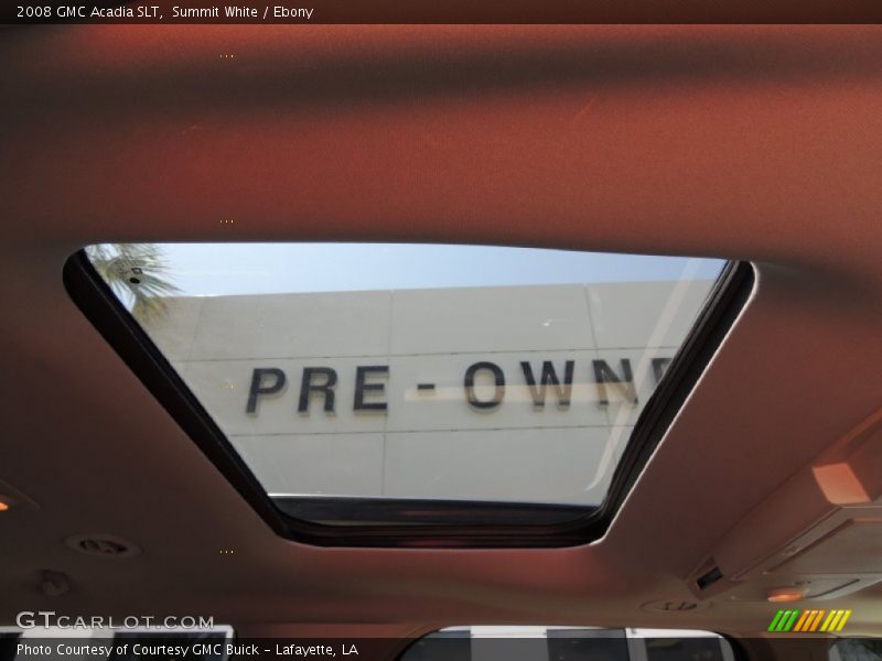 Summit White / Ebony 2008 GMC Acadia SLT