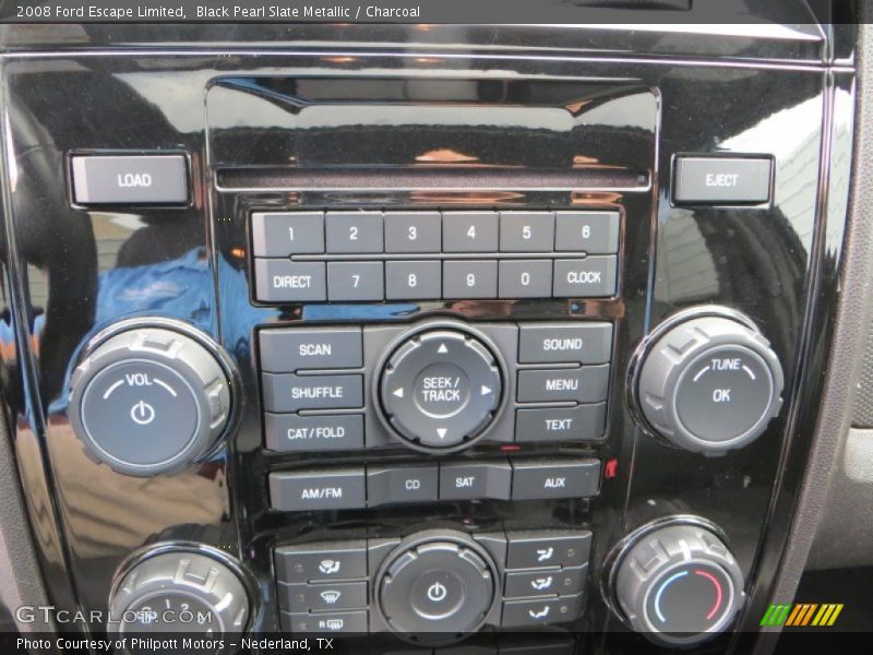 Black Pearl Slate Metallic / Charcoal 2008 Ford Escape Limited