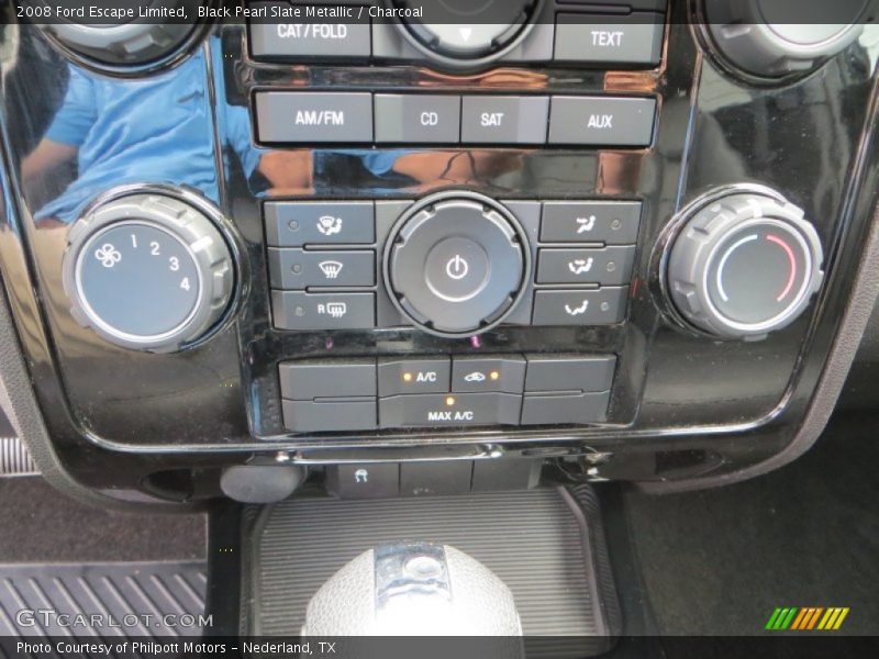 Black Pearl Slate Metallic / Charcoal 2008 Ford Escape Limited