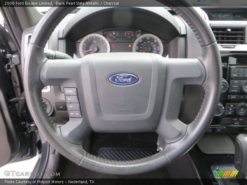 Black Pearl Slate Metallic / Charcoal 2008 Ford Escape Limited