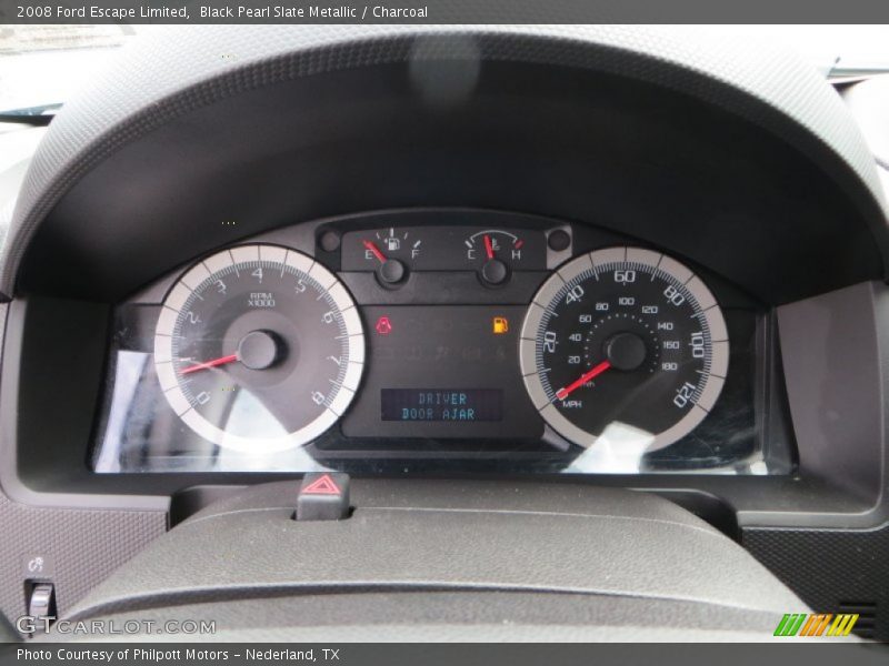 Black Pearl Slate Metallic / Charcoal 2008 Ford Escape Limited