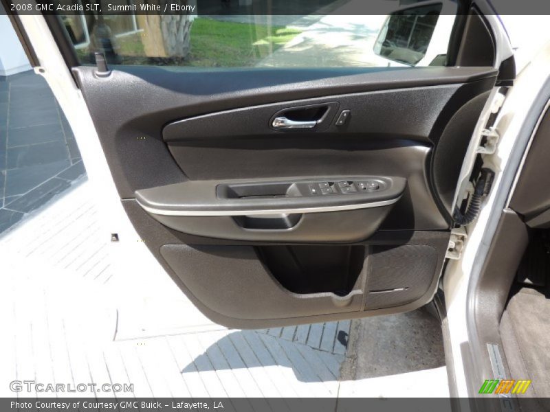 Summit White / Ebony 2008 GMC Acadia SLT