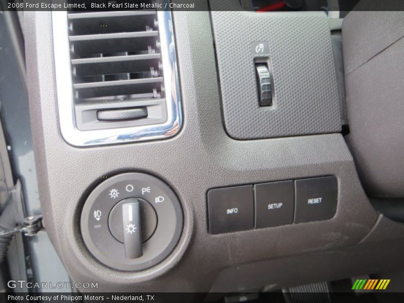 Black Pearl Slate Metallic / Charcoal 2008 Ford Escape Limited