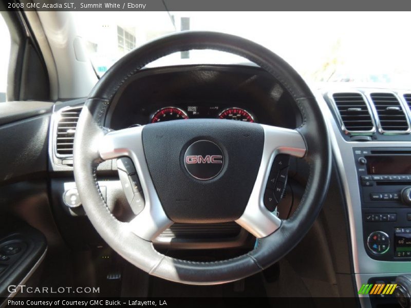 Summit White / Ebony 2008 GMC Acadia SLT