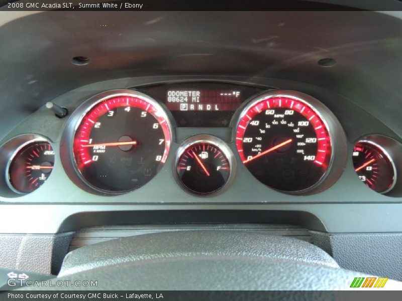 Summit White / Ebony 2008 GMC Acadia SLT
