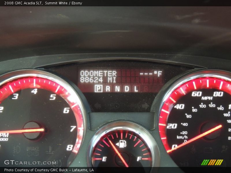 Summit White / Ebony 2008 GMC Acadia SLT