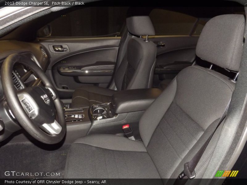 Pitch Black / Black 2013 Dodge Charger SE