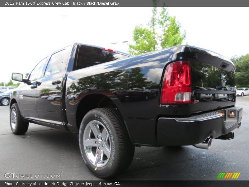 Black / Black/Diesel Gray 2013 Ram 1500 Express Crew Cab