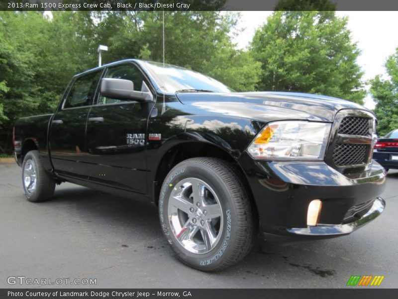 Black / Black/Diesel Gray 2013 Ram 1500 Express Crew Cab