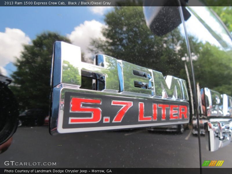 Black / Black/Diesel Gray 2013 Ram 1500 Express Crew Cab