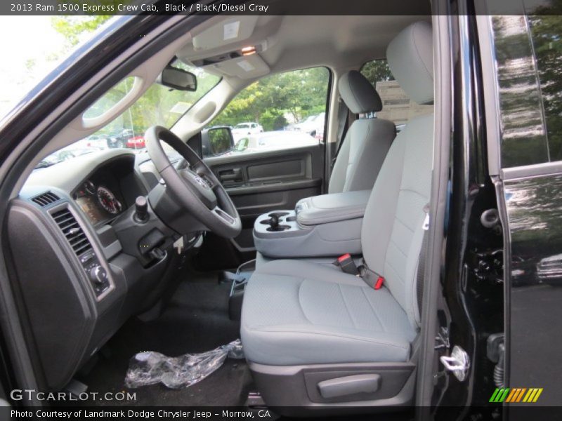 Black / Black/Diesel Gray 2013 Ram 1500 Express Crew Cab
