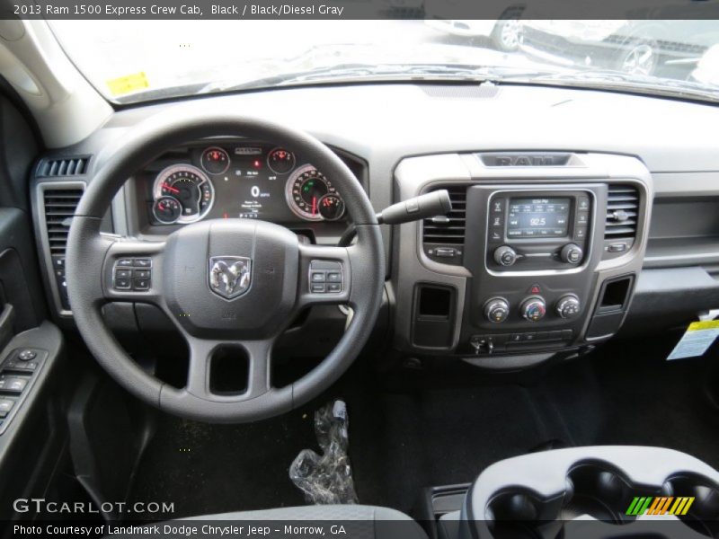 Black / Black/Diesel Gray 2013 Ram 1500 Express Crew Cab