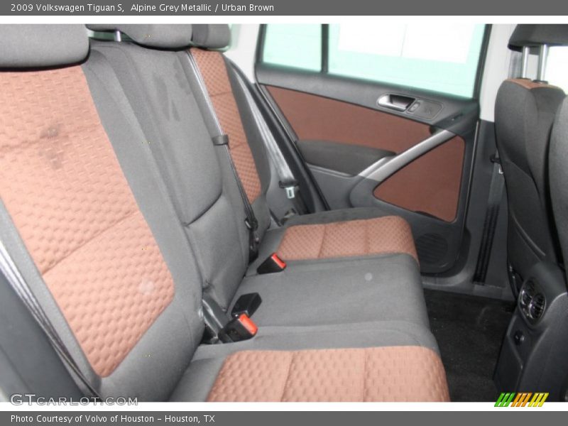 Alpine Grey Metallic / Urban Brown 2009 Volkswagen Tiguan S