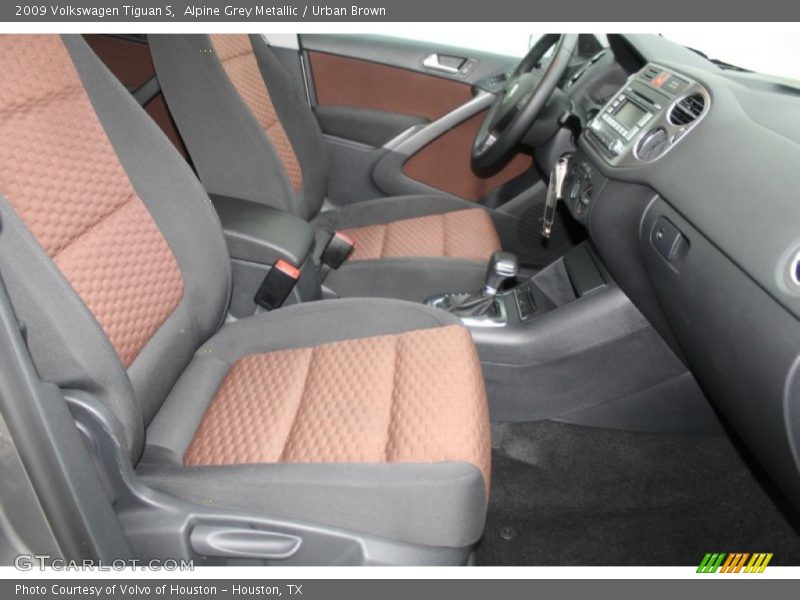 Alpine Grey Metallic / Urban Brown 2009 Volkswagen Tiguan S