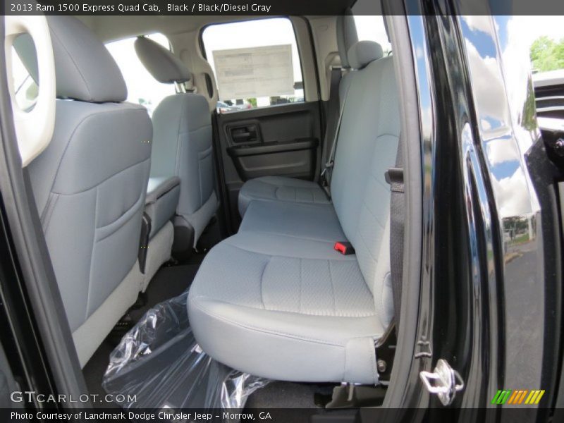 Black / Black/Diesel Gray 2013 Ram 1500 Express Quad Cab