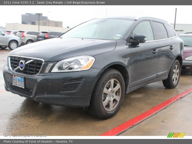 Savile Grey Metallic / Soft Beige/Esspresso Brown 2011 Volvo XC60 3.2