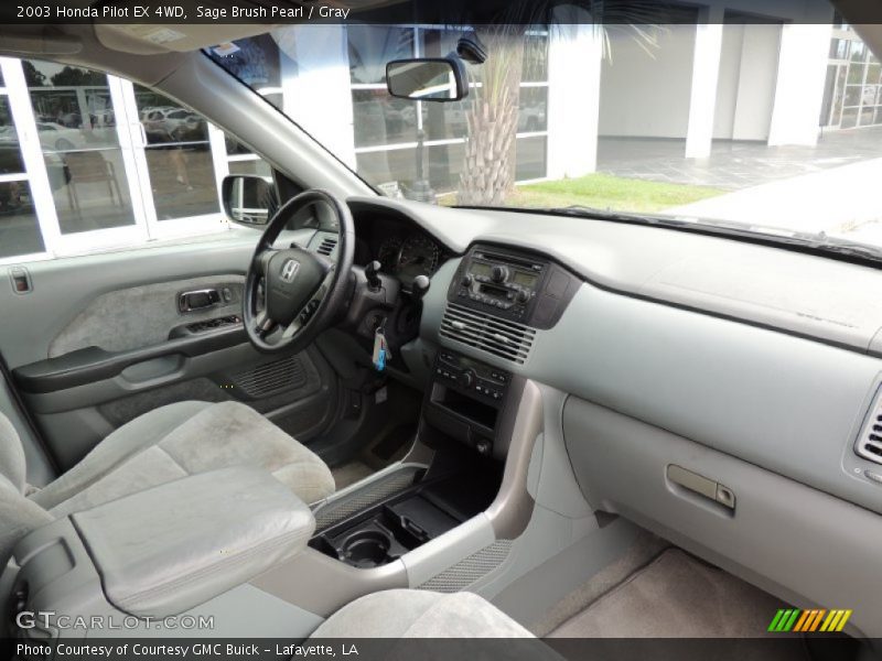 Sage Brush Pearl / Gray 2003 Honda Pilot EX 4WD