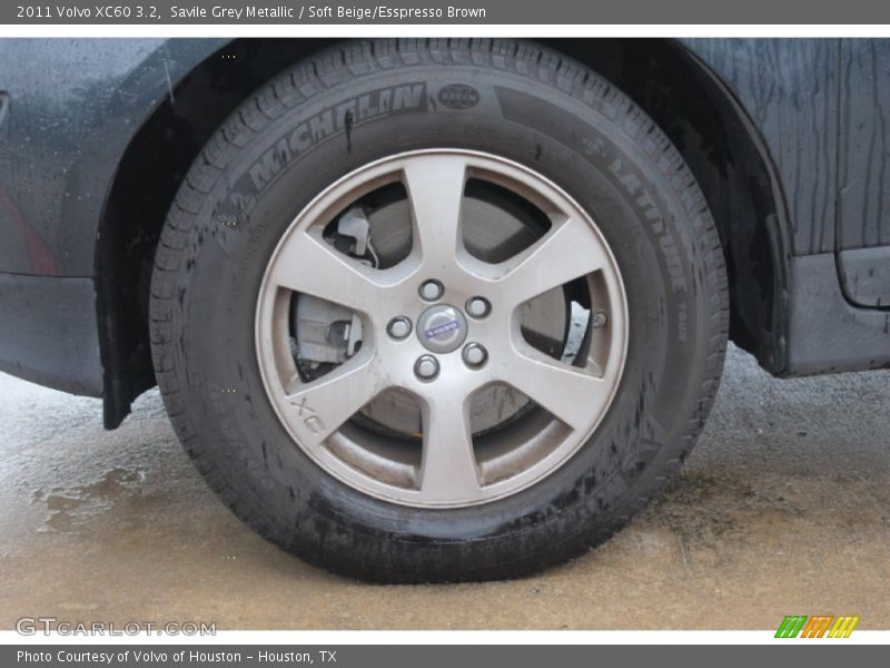 Savile Grey Metallic / Soft Beige/Esspresso Brown 2011 Volvo XC60 3.2
