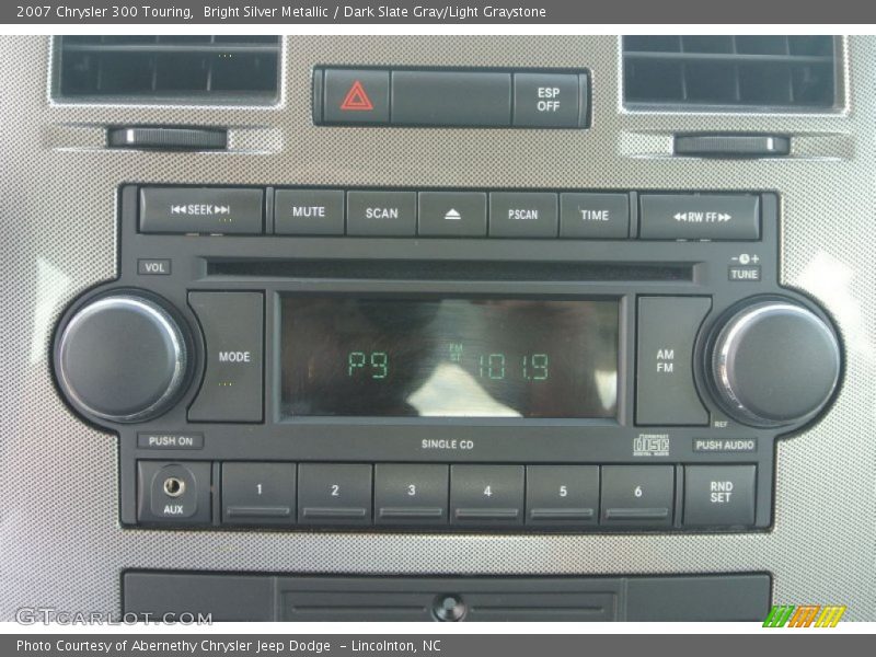 Bright Silver Metallic / Dark Slate Gray/Light Graystone 2007 Chrysler 300 Touring