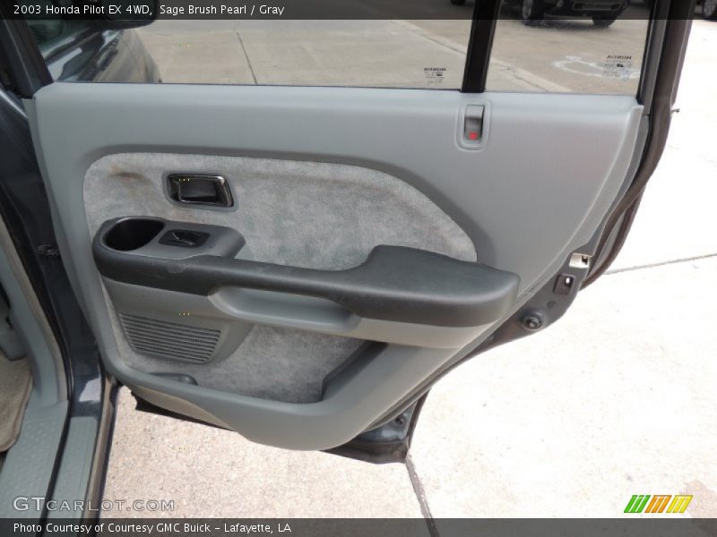 Sage Brush Pearl / Gray 2003 Honda Pilot EX 4WD