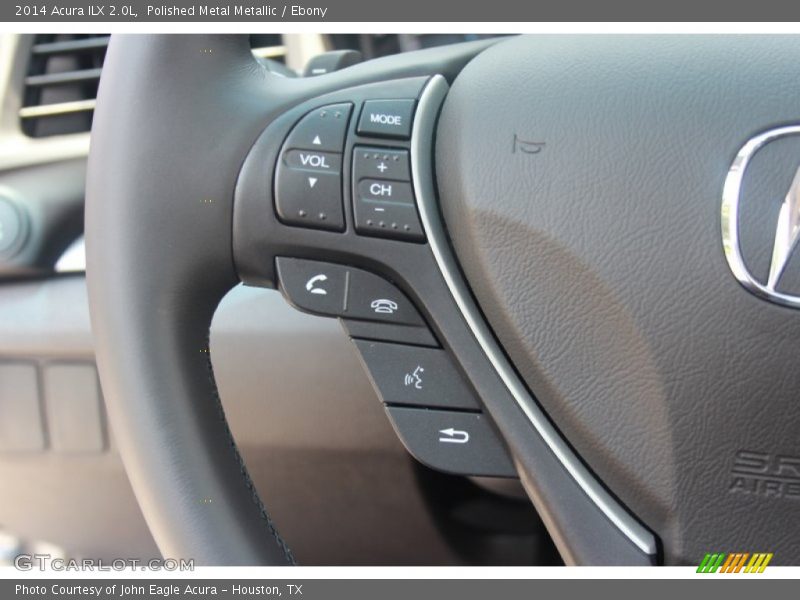 Polished Metal Metallic / Ebony 2014 Acura ILX 2.0L