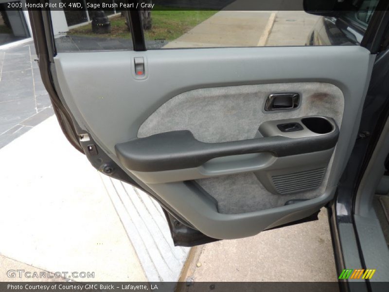 Sage Brush Pearl / Gray 2003 Honda Pilot EX 4WD