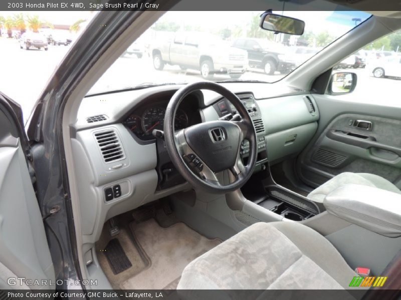 Sage Brush Pearl / Gray 2003 Honda Pilot EX 4WD
