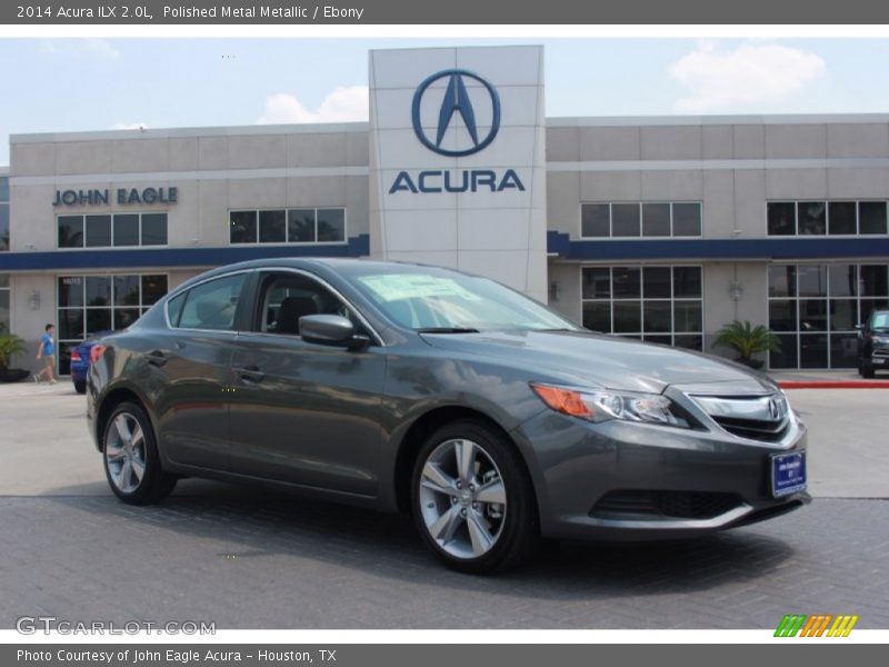 Polished Metal Metallic / Ebony 2014 Acura ILX 2.0L