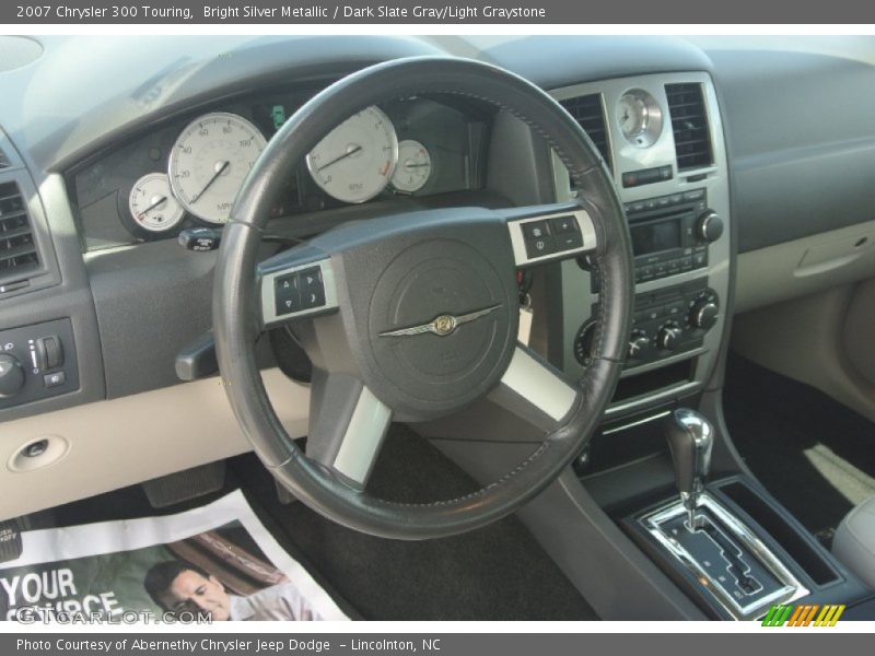 Bright Silver Metallic / Dark Slate Gray/Light Graystone 2007 Chrysler 300 Touring