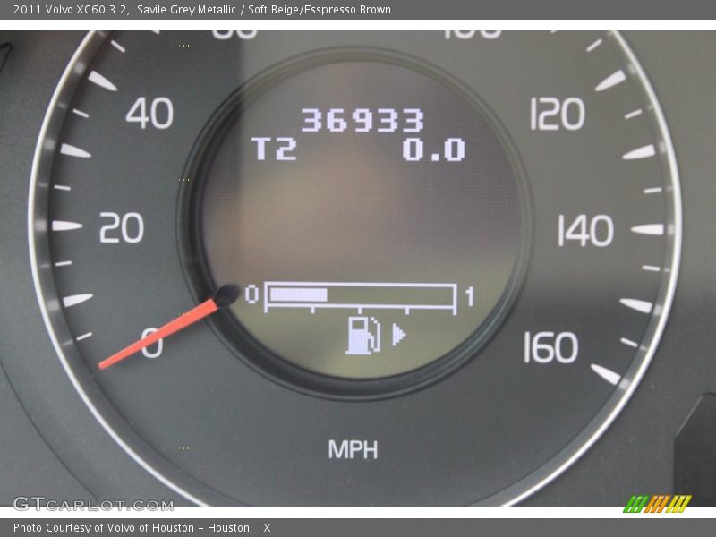 Savile Grey Metallic / Soft Beige/Esspresso Brown 2011 Volvo XC60 3.2