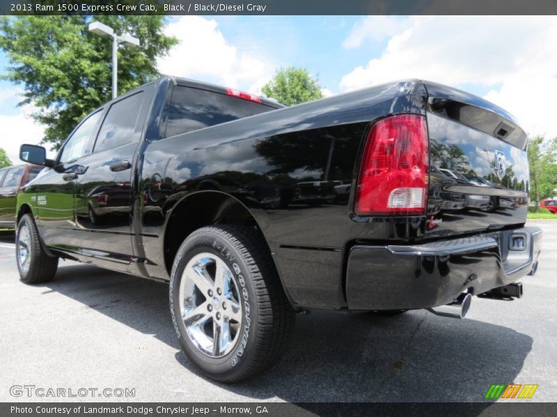 Black / Black/Diesel Gray 2013 Ram 1500 Express Crew Cab