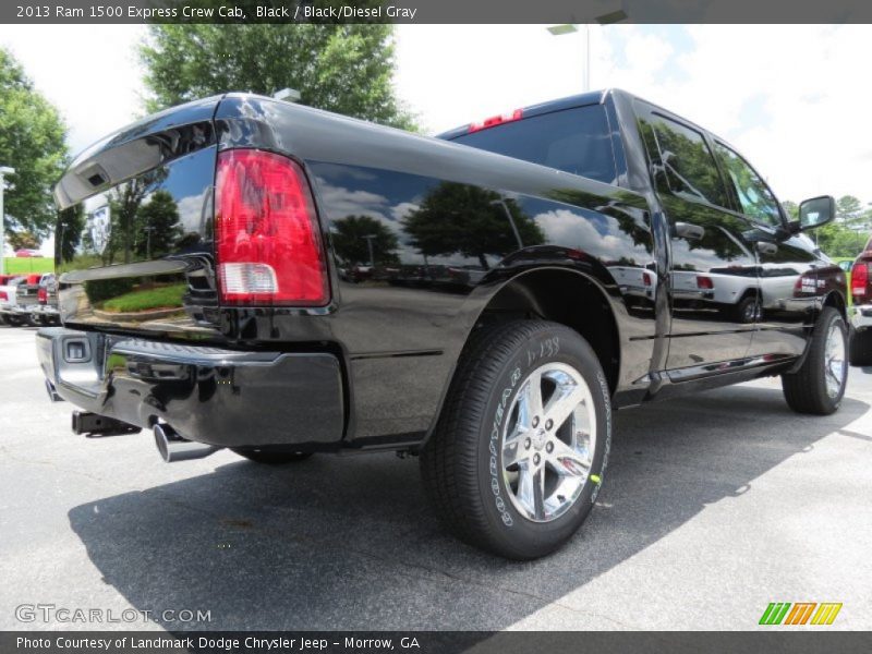 Black / Black/Diesel Gray 2013 Ram 1500 Express Crew Cab