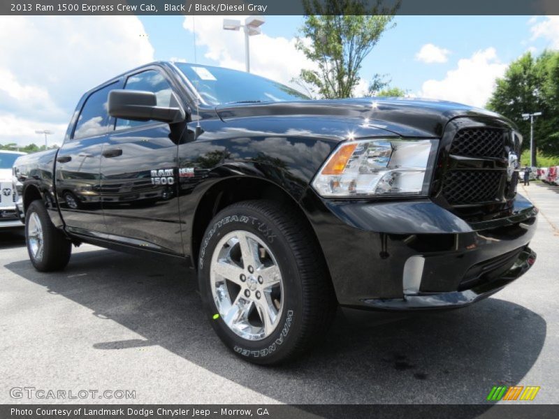 Black / Black/Diesel Gray 2013 Ram 1500 Express Crew Cab