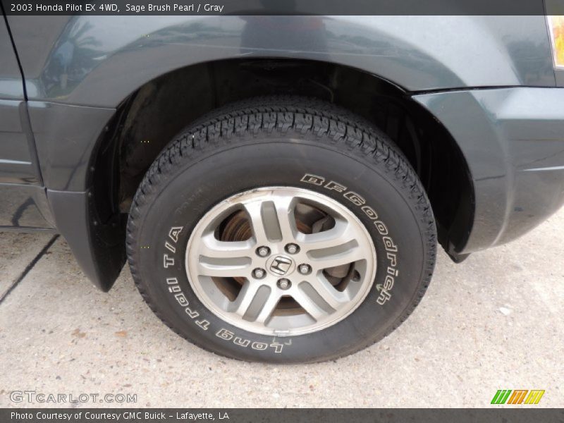 Sage Brush Pearl / Gray 2003 Honda Pilot EX 4WD