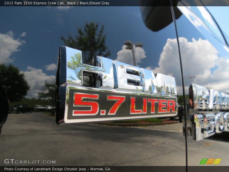 Black / Black/Diesel Gray 2013 Ram 1500 Express Crew Cab