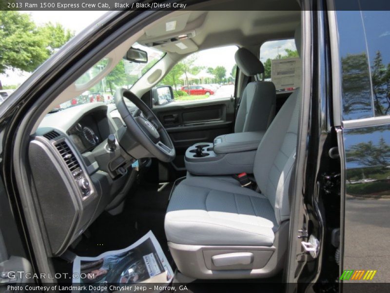 Black / Black/Diesel Gray 2013 Ram 1500 Express Crew Cab