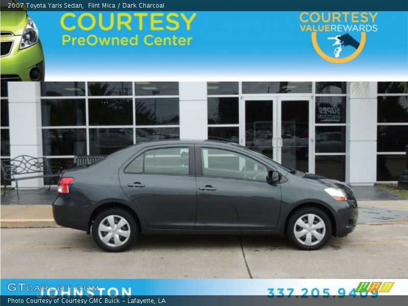 Flint Mica / Dark Charcoal 2007 Toyota Yaris Sedan